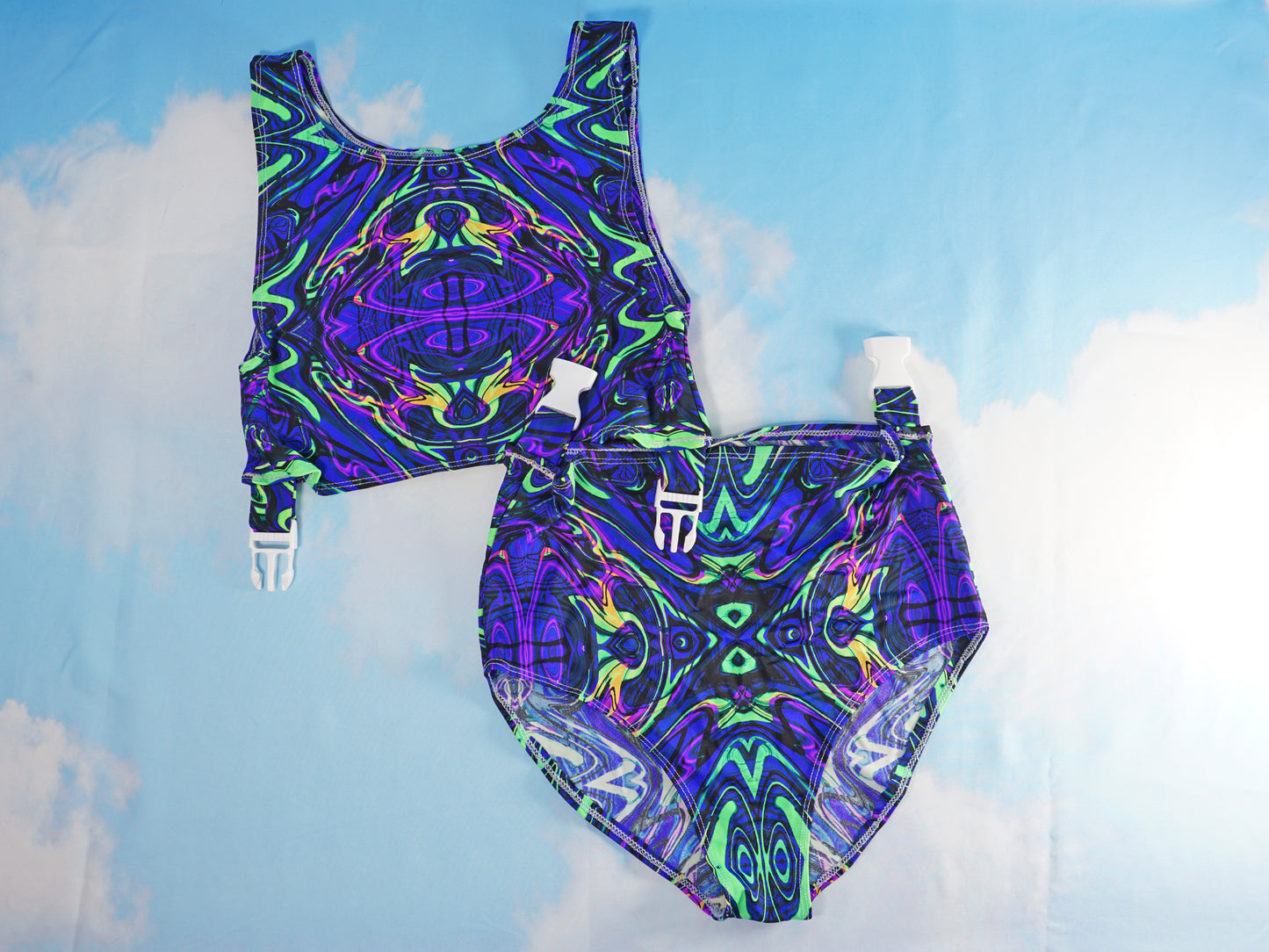 Neon Frequency Two Piece Set
