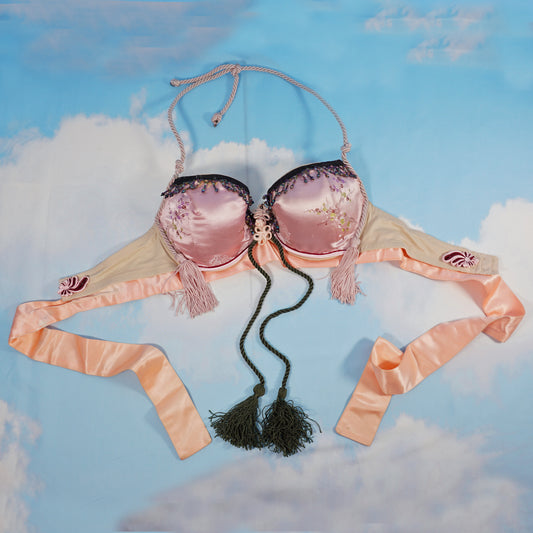 Halter Bra with Tassels