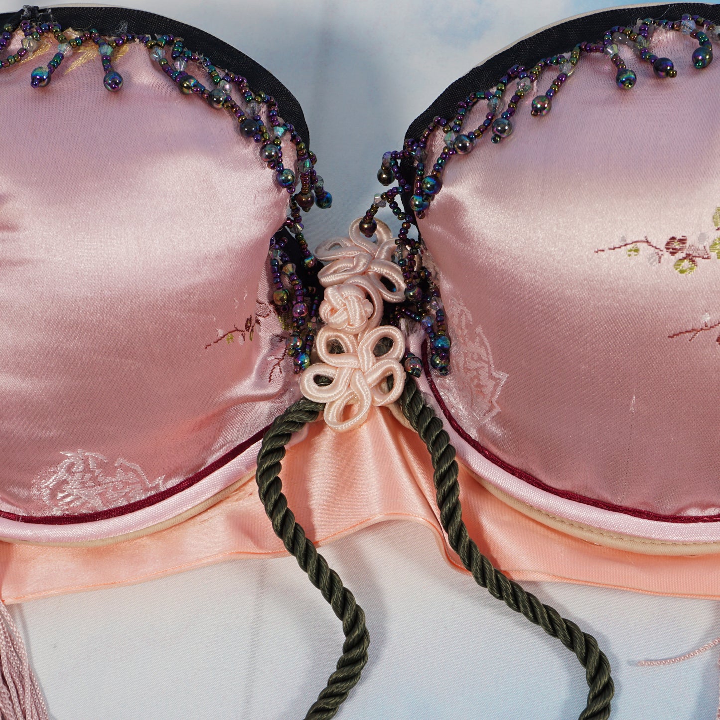 Halter Bra with Tassels