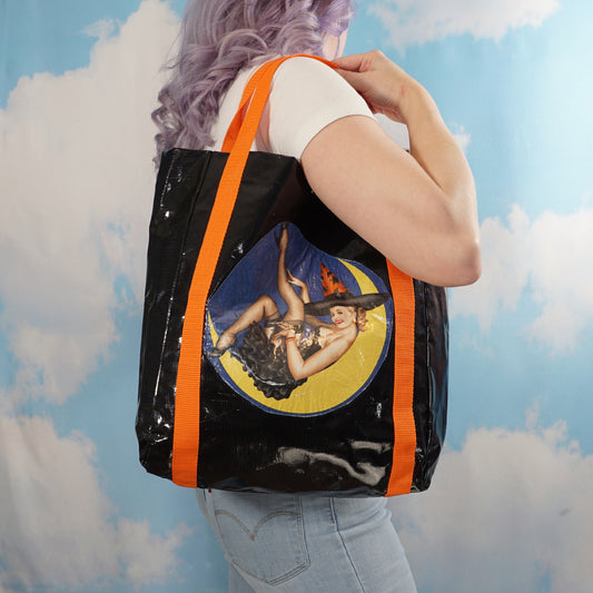 Halloween Pin-Up Tote Bag