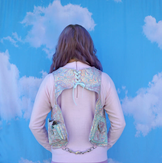 Pastel Brocade Silk Holster